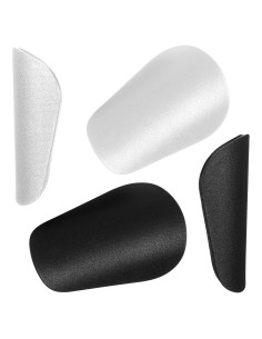 2 Pares de Espinilleras FdcZeyxior Extra Pequeñas 8x5cm