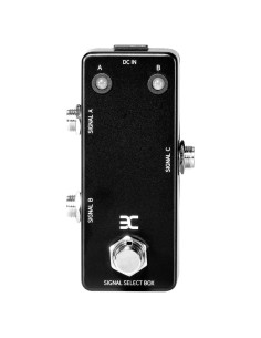 Interruptor A/B EX Pedal de Efecto Guitarra True Bypass Negro