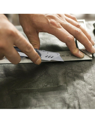 Cuchillo Cortador de Cajas Tingtio Plegable con 13 Cuchillas SK5