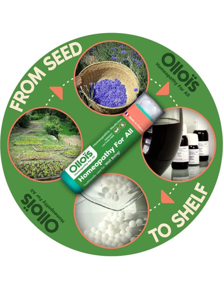 Aconitum Napellus 200CK Ollois Homeopático Orgánico 80 Gránulos