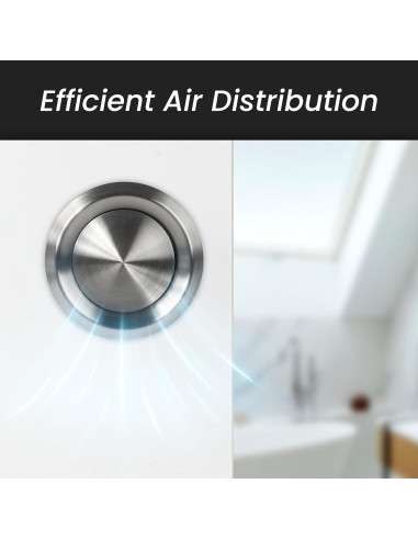 Difusor de Aire Ajustable Repa Market 20 cm Acero Inoxidable