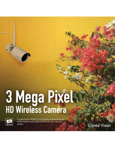 Sistema de Vigilancia Inalámbrico Crystal Vision CVT804A 1080P HD