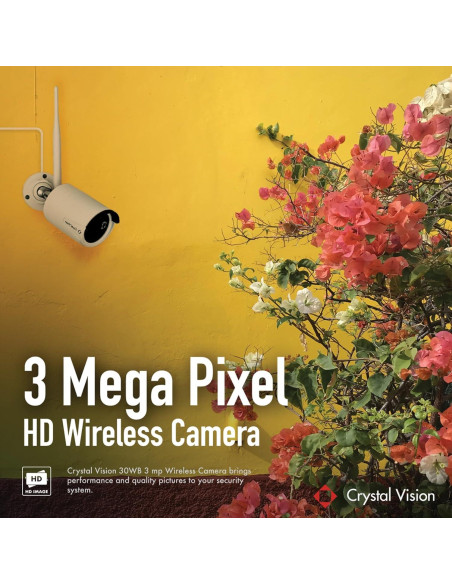 Sistema de Vigilancia Inalámbrico Crystal Vision CVT804A 1080P HD