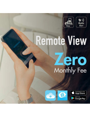 Sistema de Vigilancia Inalámbrico Crystal Vision CVT804A 1080P HD