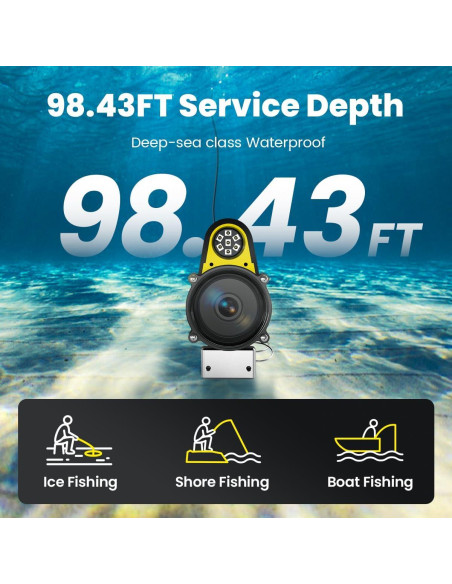 Cámara de Pesca Submarina Chasing Canfish CF1 1080P HD