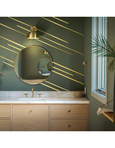 Cinta Metálica Dorada Outus 4 Rollos 0.95 cm x 20.12 m