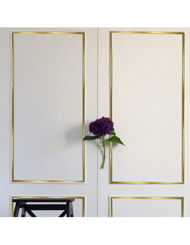 Cinta Metálica Dorada Outus 4 Rollos 0.95 cm x 20.12 m