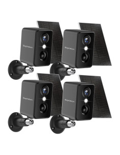 Cámaras de Seguridad Septekon 2K Inalámbricas para Exterior 4 Unidades