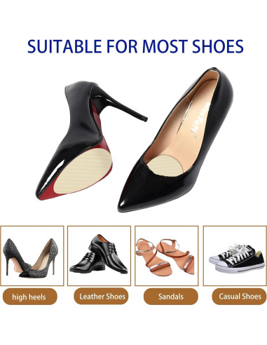 Almohadillas Antideslizantes para Zapatos Lyinkeeltd Beige