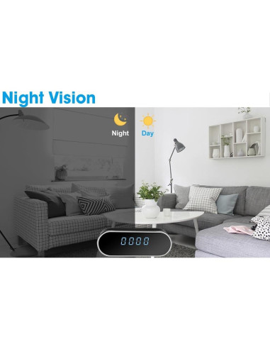 Cámara Espía Inalámbrica Ehomful HD 1080P con Visión Nocturna