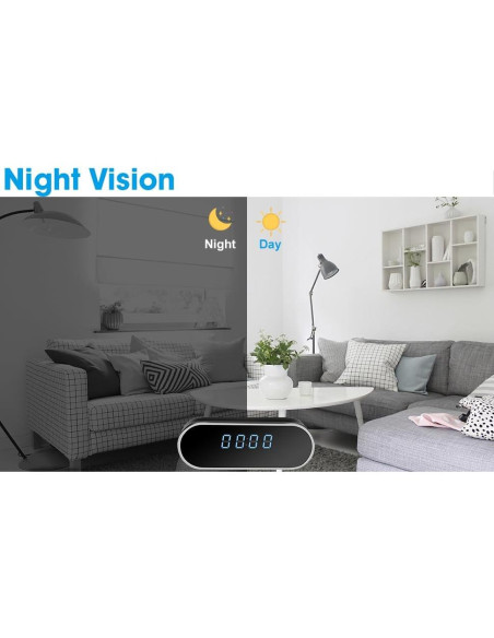 Cámara Espía Inalámbrica Ehomful HD 1080P con Visión Nocturna