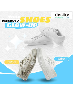 Bolsa de Lavado de Zapatos CinGiiCo 4 Pcs Ajustable 40x20 cm 2