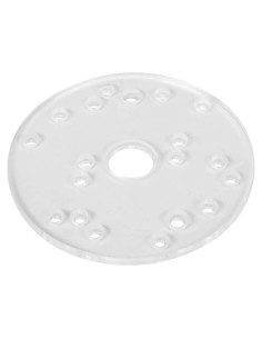 Placa Base de Router Acrílica Universal 164mm con Pin de Centración