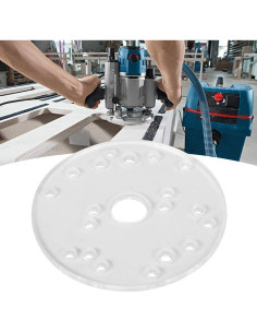 Placa Base de Router Acrílica Universal 164mm con Pin de Centración 2