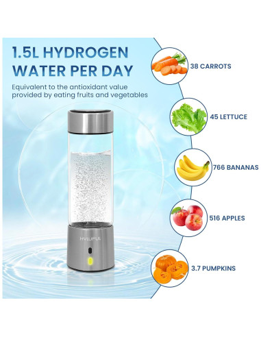 Generador de Agua Hidrogenada y Ozonizada Hyluful 420ml