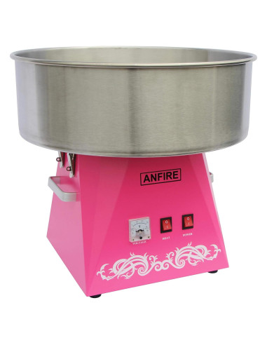 Máquina de Algodón de Azúcar ANFIRE Eléctrica 1080W Rosa