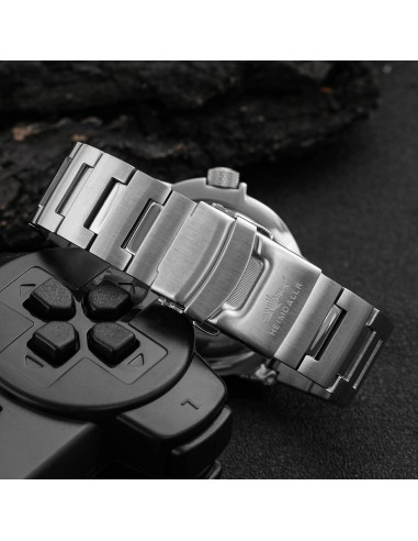 Reloj de buceo automático Heimdallr NH36A 200M acero inoxidable