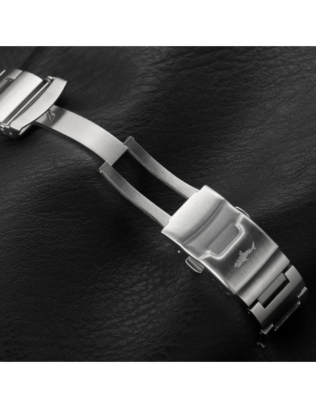 Reloj de buceo automático Heimdallr NH36A 200M acero inoxidable