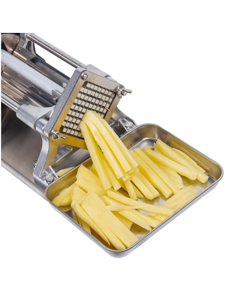 Cortadora de Papas Fritas Eléctrica RISMANOR 3 Tamaños Acero Inoxidable