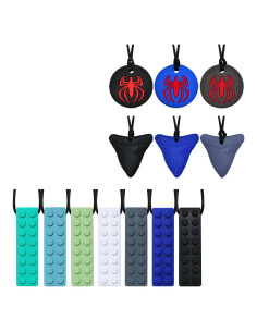 Collares Masticables Sensoriales Maberry - Paquete de 13