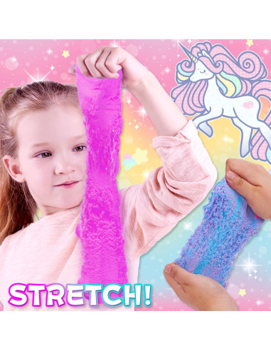 Kit de Arena Sensorial Estirable Unicornio Carolart 26 Piezas