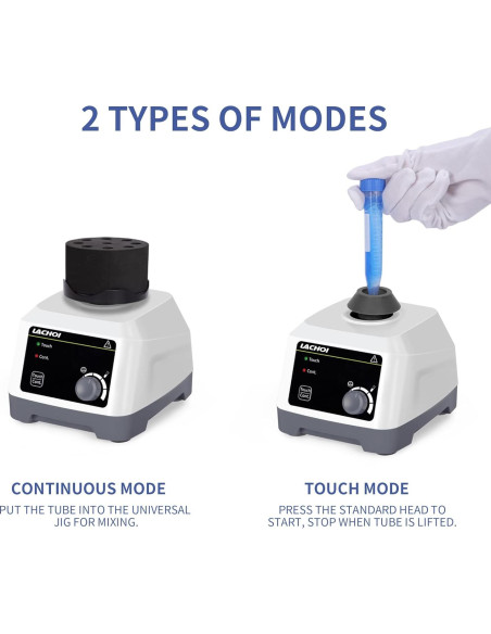 Mezclador Vortex de Laboratorio LACHOI 200-3000rpm 4.5mm