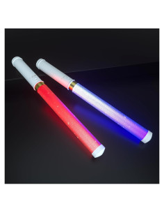 Palos de Luz LED Multicolor Bsgifts 2 Paquete 15 Colores