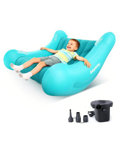 Sofá Inflable Silla Mecedora Eduplatoy Azul Lago 121.9x104.9cm