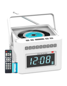 Reproductor de CD Reloj Despertador Greadio GB-W17 Bluetooth
