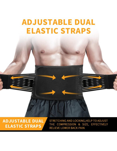 Cinturón de Soporte Lumbar DARLIS con Almohadilla Inflable M