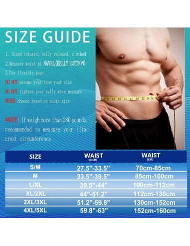 Cinturón de Soporte Lumbar DARLIS con Almohadilla Inflable M