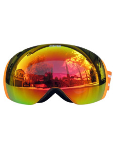 Gafas de Esquí CRG Sports Naranja Doble Capa UV 100%