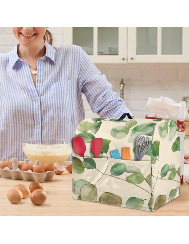 Cubierta para Mezclador Kitchen Aid Doojoayie Verde 4.5 Cuartos