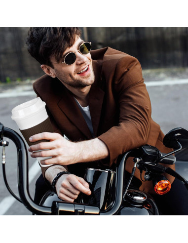 15 Tazas de Café Reutilizables FillTouch 0.47 L con Tapas