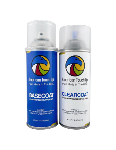 Pintura de retoque americana 45P Plata metálica 355 ml aerosol