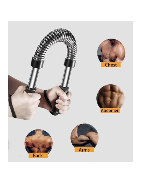 Barra de Ejercicio Power Twister Fulusor ck34 30kg