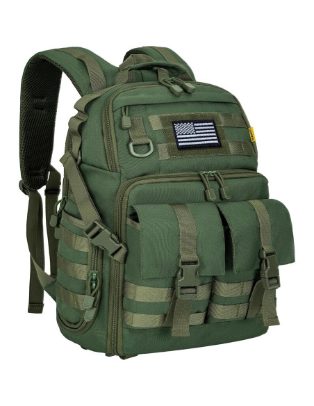 Mochila para cámara DSLR/Sin Espejo TORIBIO Verde Militar 30x20x44cm