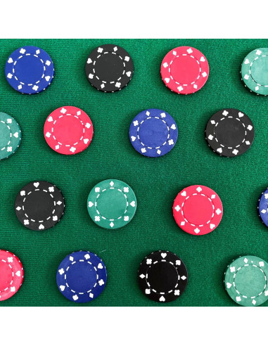 Fichas de Póker SEETOOOGAMES 100 Piezas 11.5g 40mm