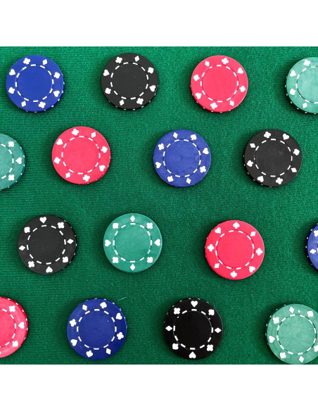 Fichas de Póker SEETOOOGAMES 100 Piezas 11.5g 40mm