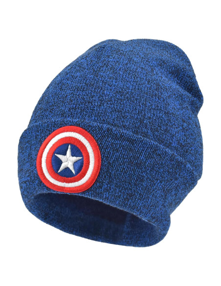Gorro de lana Capitán América Marvel - Talla única - Azul marino