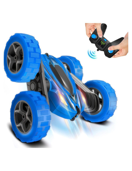 Coche RC Acrobático FREE TO FLY TJC-1 Azul 4WD para Niños