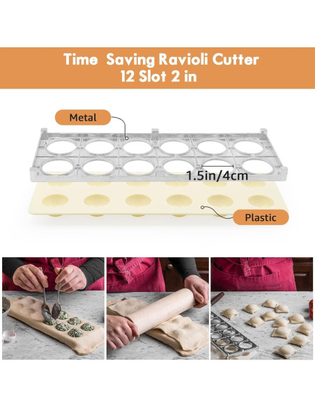 Kit de Herramientas para Hacer Pasta GIASSVIO 5 Piezas