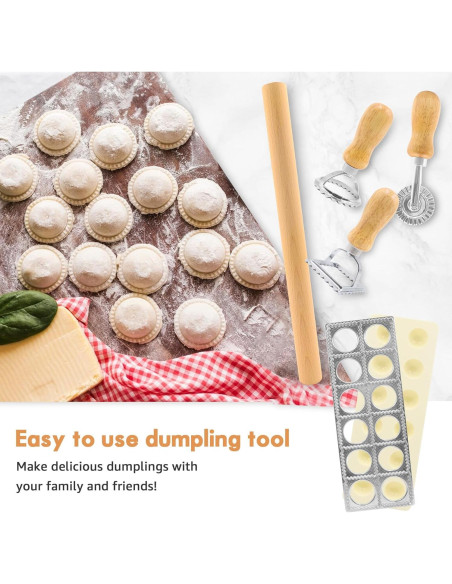 Kit de Herramientas para Hacer Pasta GIASSVIO 5 Piezas