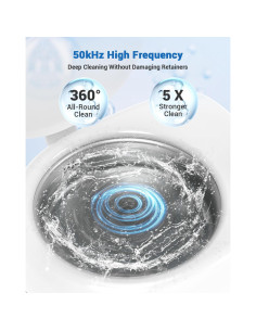 Limpiadora Ultrasónica de Retenedores Wrklly 50kHz Portátil 2