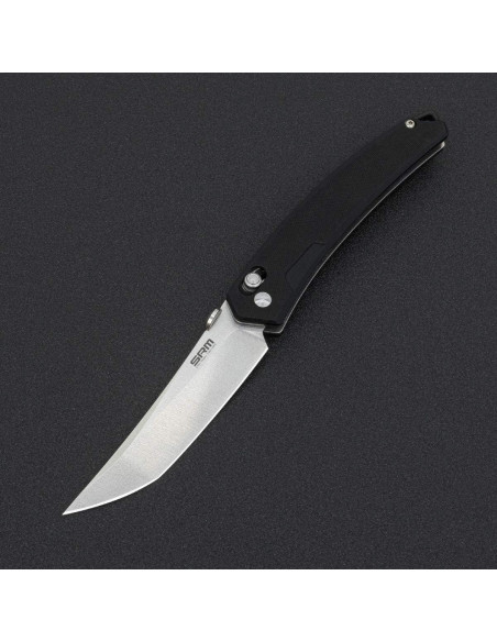 Cuchillo Plegable SRM 9211 Negro EDC 21.14 cm Bloqueo Ambidiestro