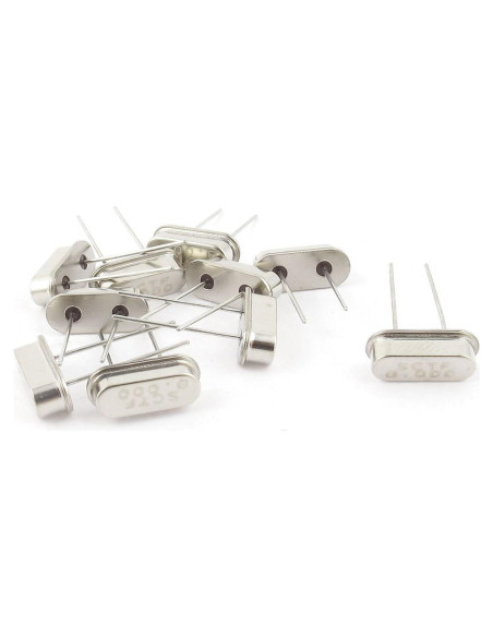 Osciladores de Cristal Uxcell HC-49S 8.000MHz 10 Piezas