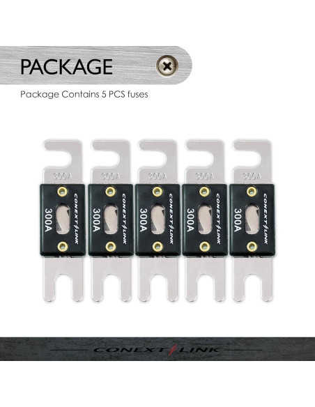 Fusible ANL Conext Link 300A Níquel Paquete de 5 Unidades