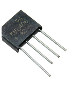 10 Rectificadores de Puente KBL406 4A 600V Silicio Bridgold 2