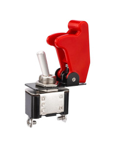 Interruptor de Palanca Baomain 20A 12V con Cubierta de Seguridad