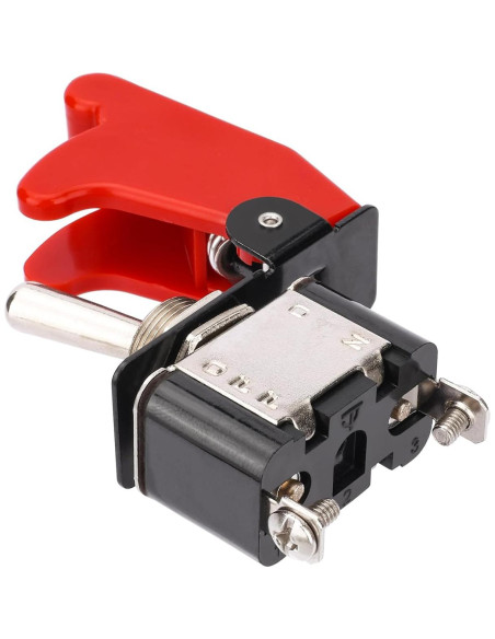 Interruptor de Palanca Baomain 20A 12V con Cubierta de Seguridad